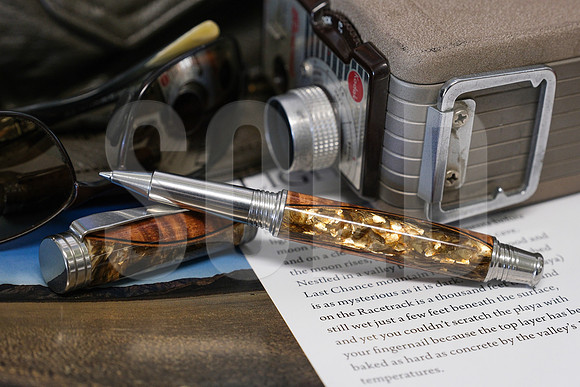 Koa & Gold Flake - McKenzie Stainless